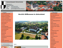 Tablet Screenshot of aistersheim.at